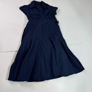 Lane Bryant Navy Midi Dress